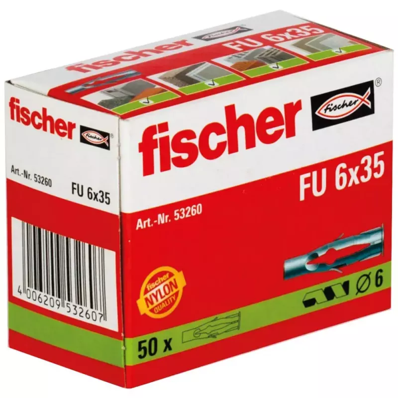Sienas dībelis Fischer 53260