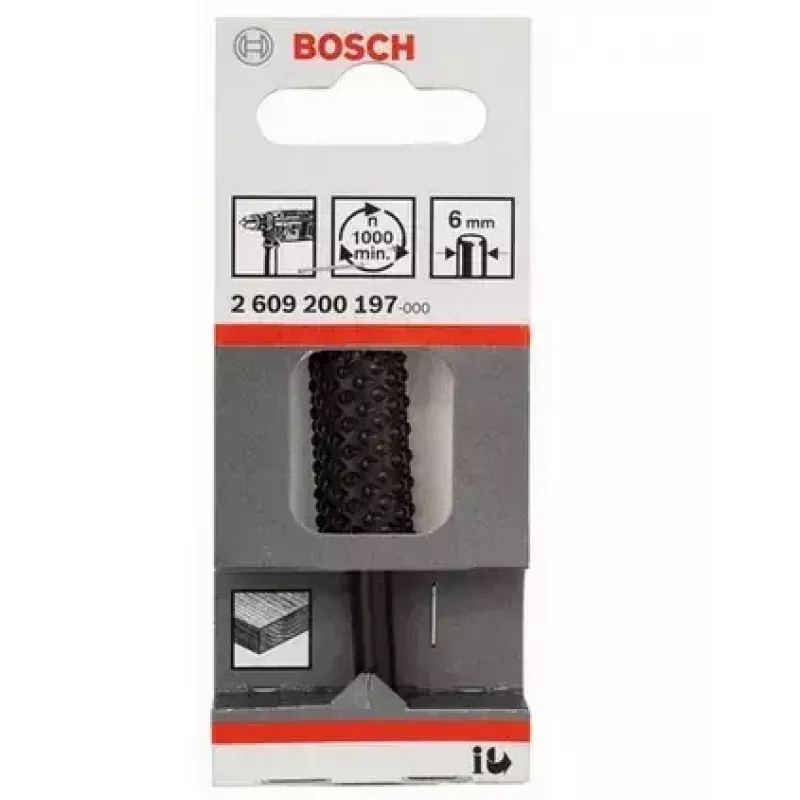 Bosch 2 609 200 197 frēzis: garums 65 mm, diametrs 1,4 cm, kāta diametrs 6 mm