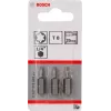 Skrūvgrieža uzgalis Bosch 2607001601 T8 īpaši ciets 3 gab. 25 mm