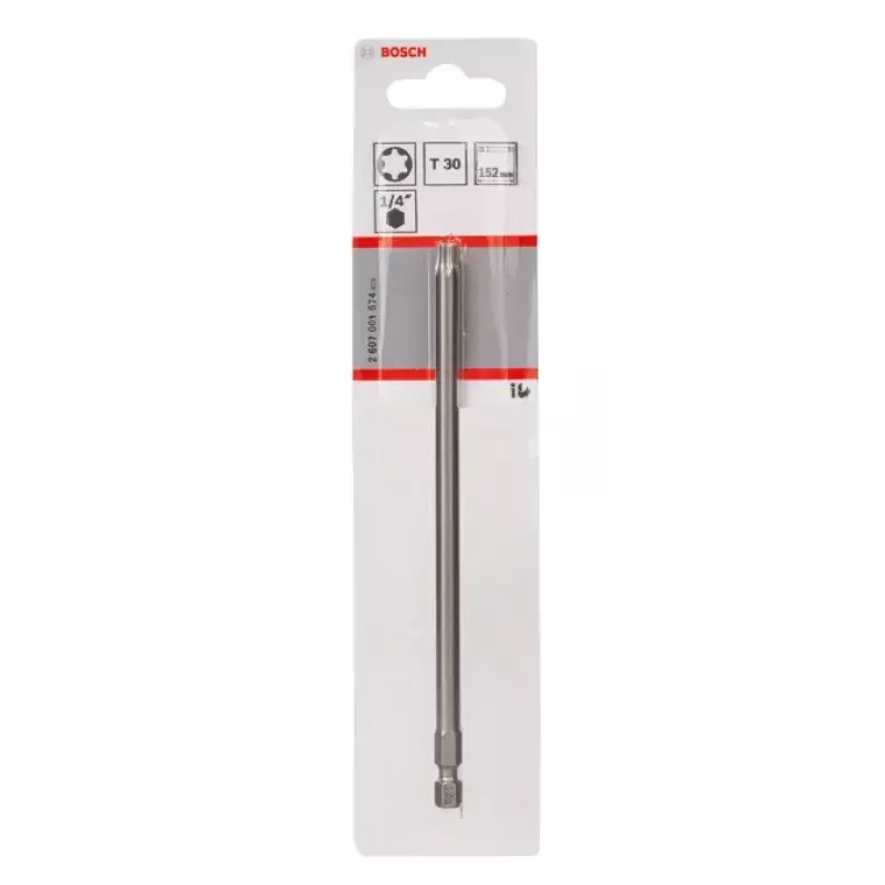 Skrūvgrieža uzgalis Bosch Screwdriver bit extra hard T30 152 mm