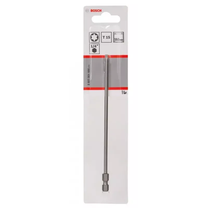 Skrūvgrieža uzgalis Bosch 2607001666 T15 Īpaši ciets 152 mm Sešstūrains