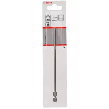 Skrūvgrieža uzgalis Bosch Screwdriver bit extra hard T10 152 mm