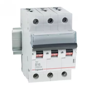 Legrand TX3 aizsardzības automātiskais slēdzis, miniatūrs automātiskais slēdzis, B tips, 3