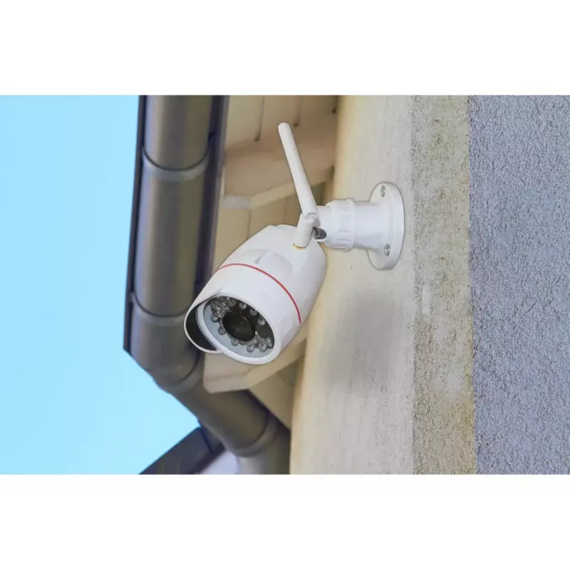 IP ložu drošības kamera Olympia OC 1280P — Izturīga pret laikapstākļiem, 1280×720, 3,6 mm, 60° skata lauks, uzstādīšana pie griestiem/sienas, vadu un bezvadu savienojums