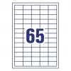 Pašlīmējošā etiķete taisnstūra forma AVERY 3666-10