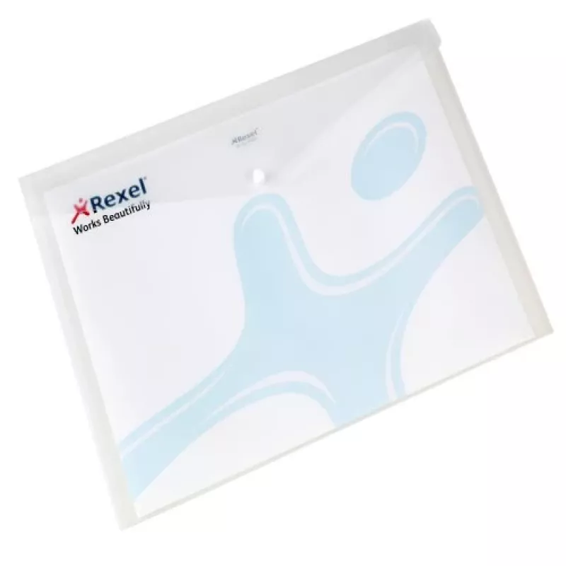 Rexel Active Folder A3 White (5), A3, polipropilēns (PP), caurspīdīga, balta, 0,15 mm, 458 mm, 323 mm