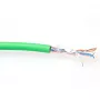 CAT5E F/UTP LSZH Vītā Pāra Kabelis ACT FP770H Zaļš 100m
