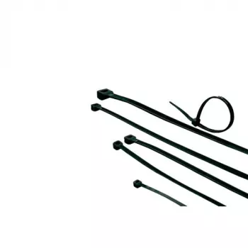 ACT kabeļu saites - melna, garums 150 mm, platums 3,6 mm, Atbrīvojama kabeļu saite, Neilons, Melna, -40 - 85 °C, 150 mm, 3,6 mm