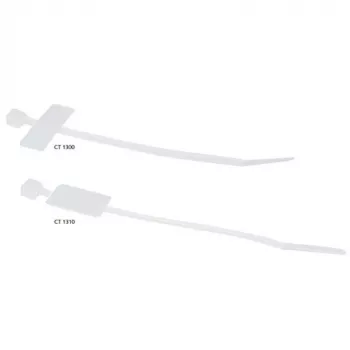 ACT kabeļsaites - kabeļu marķierim, garums 200 mm, platums 2,5 mm