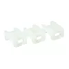 ACT kabeļu saišu stiprinājums ar skrūvi, Caurspīdīgs, Balts, Neilons, 100 gab., 23 mm, 16 mm, 9 mm