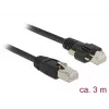 Tīkla kabelis DeLOCK 85669 RJ-45 Cat6 3 m Melns