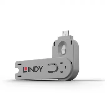 Lindy USB Type A portu bloķētāja atslēga, balta