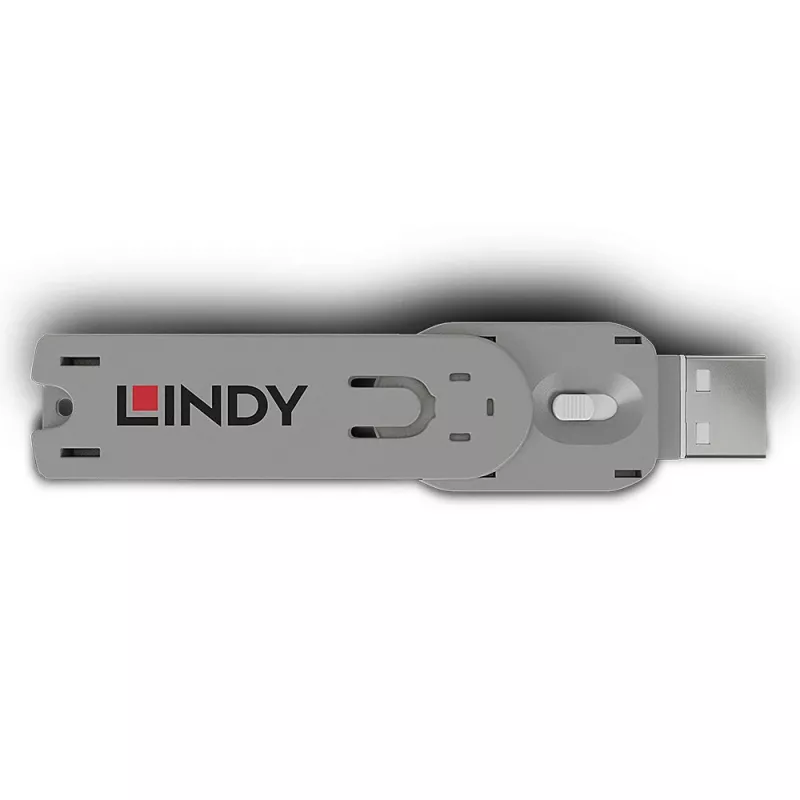 Lindy USB Type A portu bloķētāja atslēga, balta