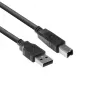 USB kabelis ACT USB 2.0 A vīrišķā - USB B vīrišķā 5.00 m