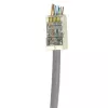 ACT RJ45 (8P/8C) CAT6 easyconnect ekranēts modulārais savienotājs apaļam kabelim ar cietiem vai savītiem vadiem