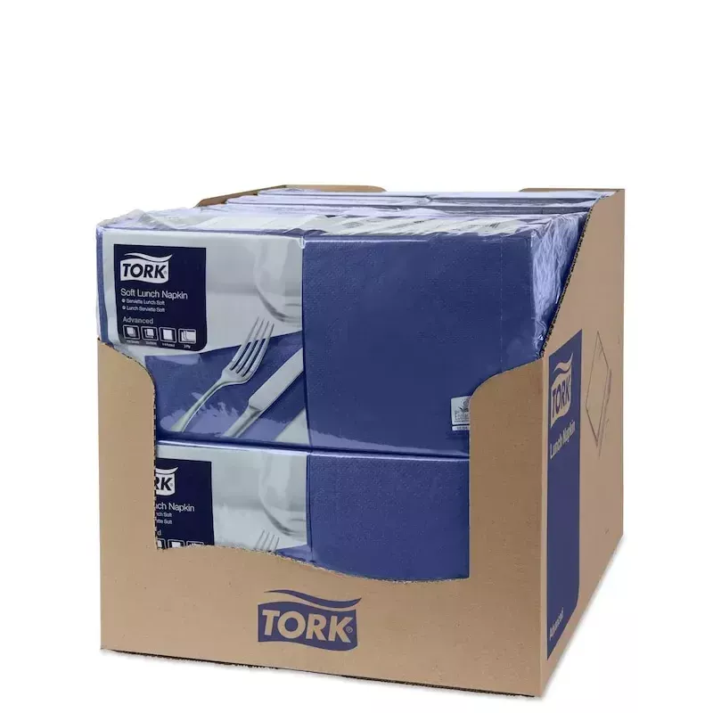 Papīra salvetes Tork 477412 zilas 150 gab.