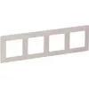 Frame Legrand Valena Life 4-vietīgs Uw754004 — montāžas rāmis 4 moduļiem, modelis 754004