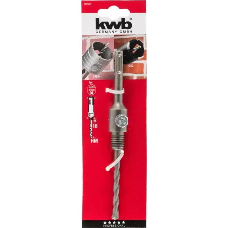 Urbjis KWB 175320 SDS Plus Sudraba 1 gab.