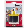 Hole saw set KWB 599100 7 gab. 6,3 cm kokam un plastmasai