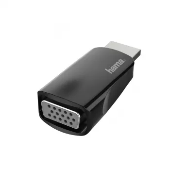 Hama 00200344 kabeļa savienotāja adapteris HDMI VGA melns