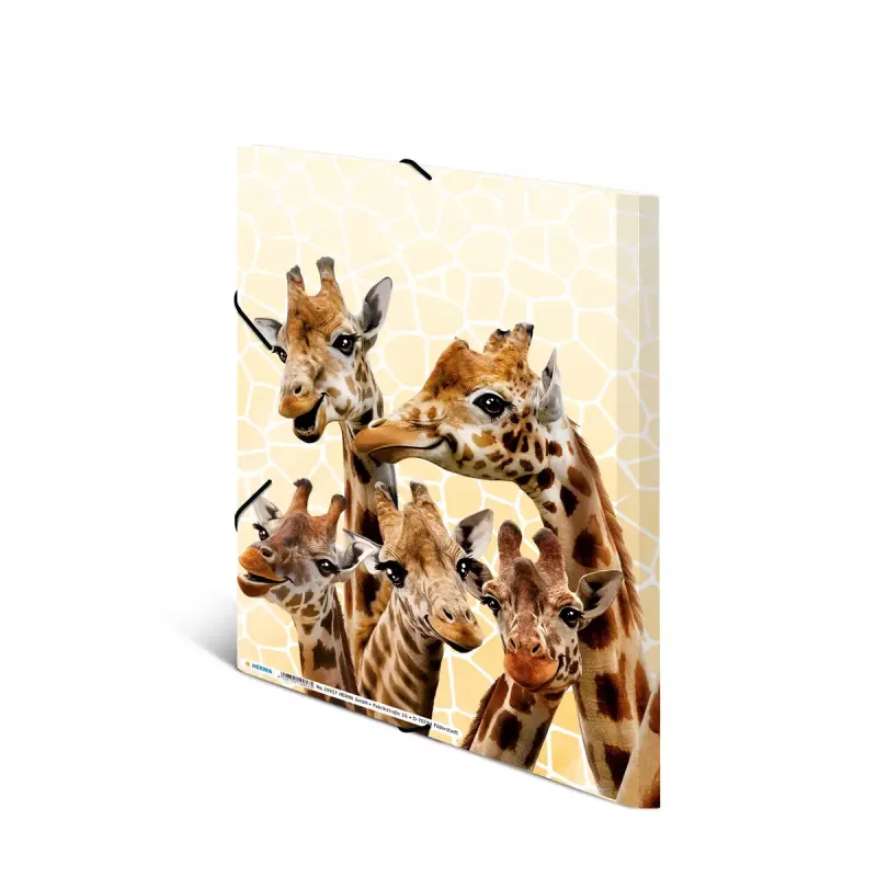 Tradicionālā dokumentu mape HERMA Giraffe friends Polipropilēns (PP) Daudzkrāsains A4