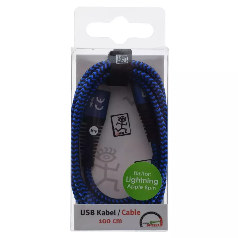 Lightning kabelis 2GO 795949 1 m Zils USB B