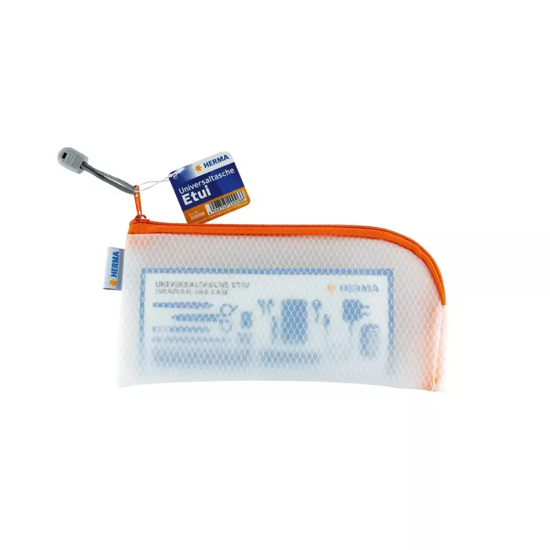 Penālis HERMA 20006 ciets EVA oranžs caurspīdīgs 110x230mm