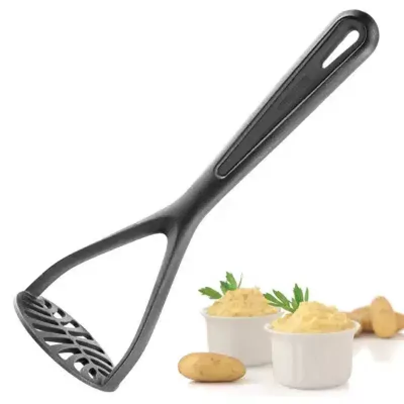 Tradicionāls kartupeļu stampājs Westmark Gentle — plastmasa, melns, 275 mm garš, 85 mm dziļš/augsts