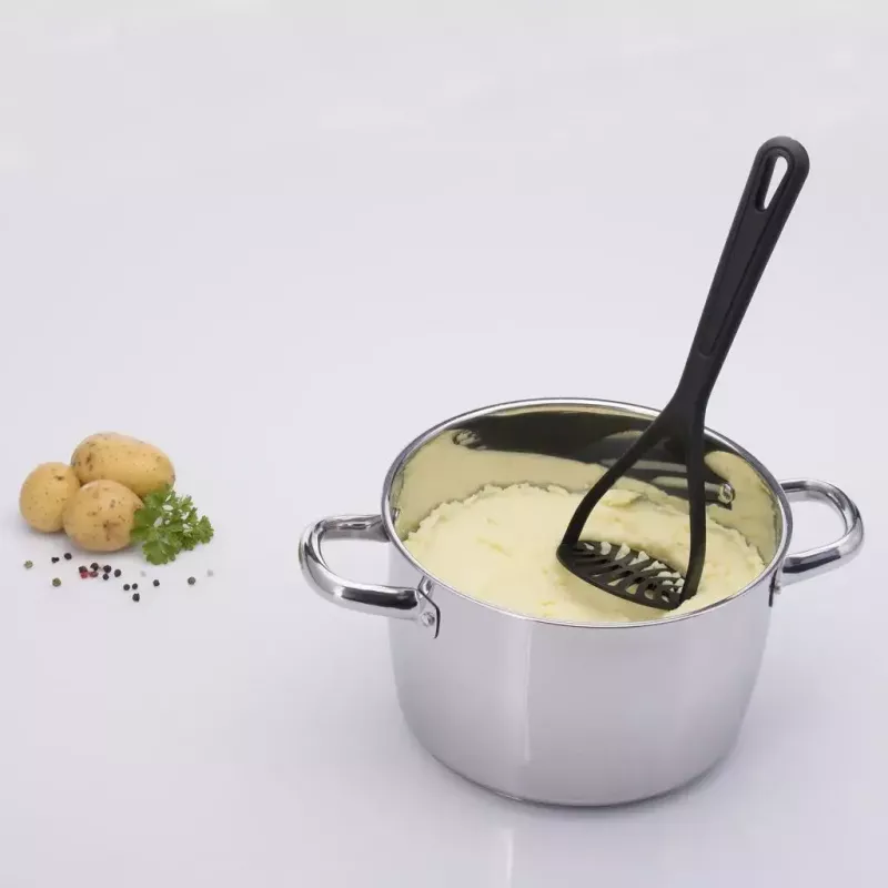 Tradicionāls kartupeļu stampājs Westmark Gentle — plastmasa, melns, 275 mm garš, 85 mm dziļš/augsts