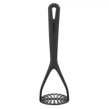 Tradicionāls kartupeļu stampājs Westmark Gentle — plastmasa, melns, 275 mm garš, 85 mm dziļš/augsts