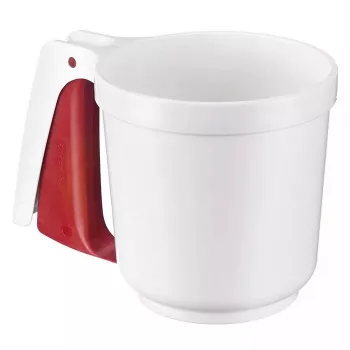 Miltu siets Westmark 32142270, plastmasa, balts, Ø 10,8 cm, augstums 110 mm