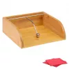 Salvešu turētājs Westmark Tapas + Friends Wood, bambuss un tērauds, 330×330 mm