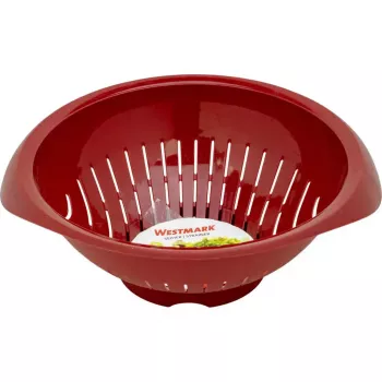 Virtuves sietiņš Westmark 2424227R, plastmasa, apaļš, 25 cm diametrs, sarkans