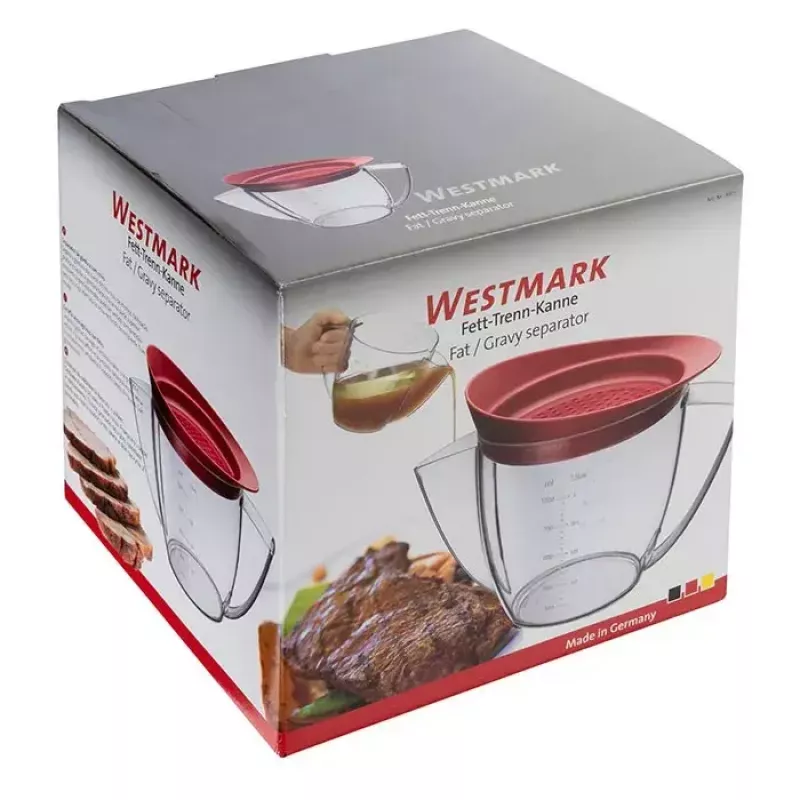 Tauku atdalītājs Westmark 30752260 — 1000 ml plastmasa, caurspīdīgs rokturis, 225×139×160 mm