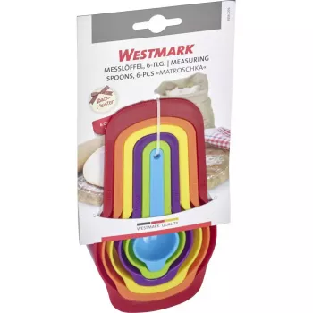 Mērkarotes Westmark Matroschka 6 gab. Polipropilēna komplekts, garums līdz 170 mm, daudzkrāsains