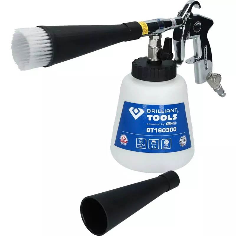 Transportlīdzekļu tīrīšanas piederums Brilliant Tools BT160300 1000 ml Melns Zils Balts