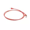 ACT sarkans 7 m LSZH U/FTP CAT6A datu centra plānā ielāpu vads ar nesaaugamiem RJ45 savienotājiem
