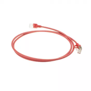 ACT sarkans 7 m LSZH U/FTP CAT6A datu centra plānā ielāpu vads ar nesaaugamiem RJ45 savienotājiem