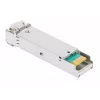 Intellinet Gigabit Fiber WDM Bi-Directional SFP Optical raiduztvērējs Module 1000Base-BX-U (LC) vienmoda ports, 80 km (50 jūdzes), BiDi WDM (RX1550/TX1490), MSA saderīgs maksimālai saderībai, Sudraba