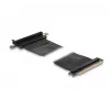 DeLOCK paplašinājuma karte PCI Express x16 tēviņš uz x16 slotu 90° leņķī ar kabeli 60 cm