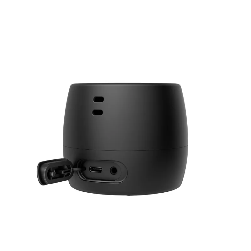HP melns Bluetooth skaļrunis 360, vadu un bezvadu, Mono portatīvais skaļrunis, melns, cilindrs, pogas, universāls