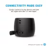 HP melns Bluetooth skaļrunis 360, vadu un bezvadu, Mono portatīvais skaļrunis, melns, cilindrs, pogas, universāls