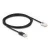 DeLOCK signāla kabelis 2 m melns USB-A RJ-50 vīr./vīr. 67016