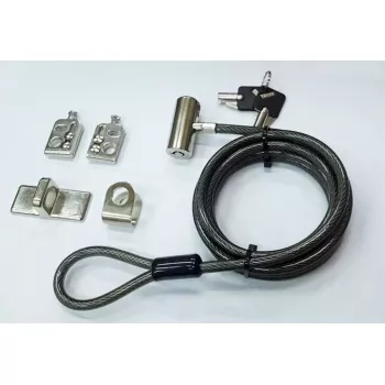 Kabeļa slēdzene eSTUFF GLB220107 2 m garums 10 mm biezums