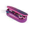 Penālis Herlitz Dip Dye Soft poliestera rozā purpura 215x95x60 mm