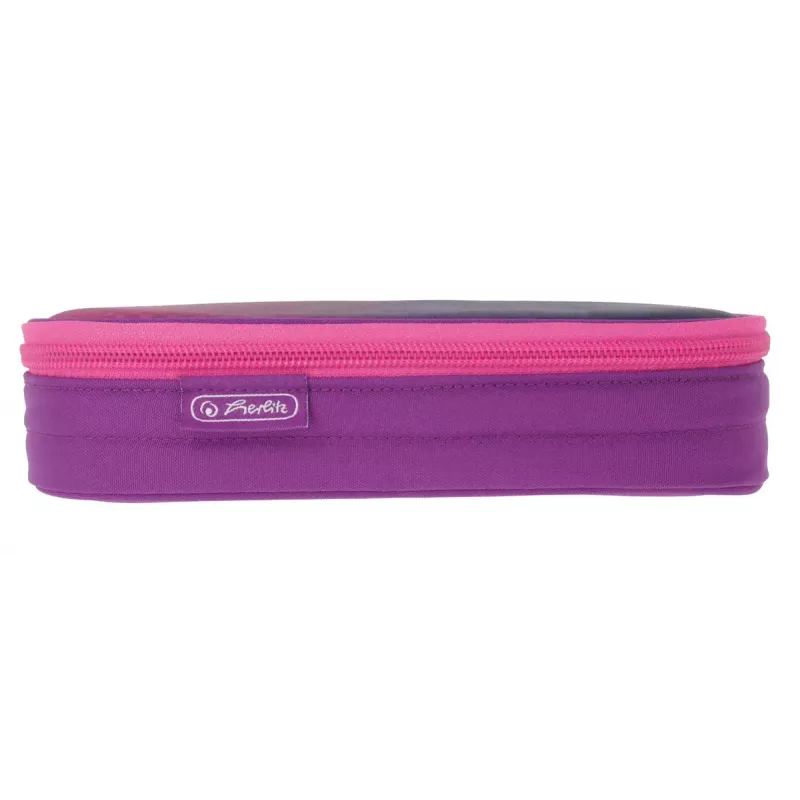 Penālis Herlitz Dip Dye Soft poliestera rozā purpura 215x95x60 mm