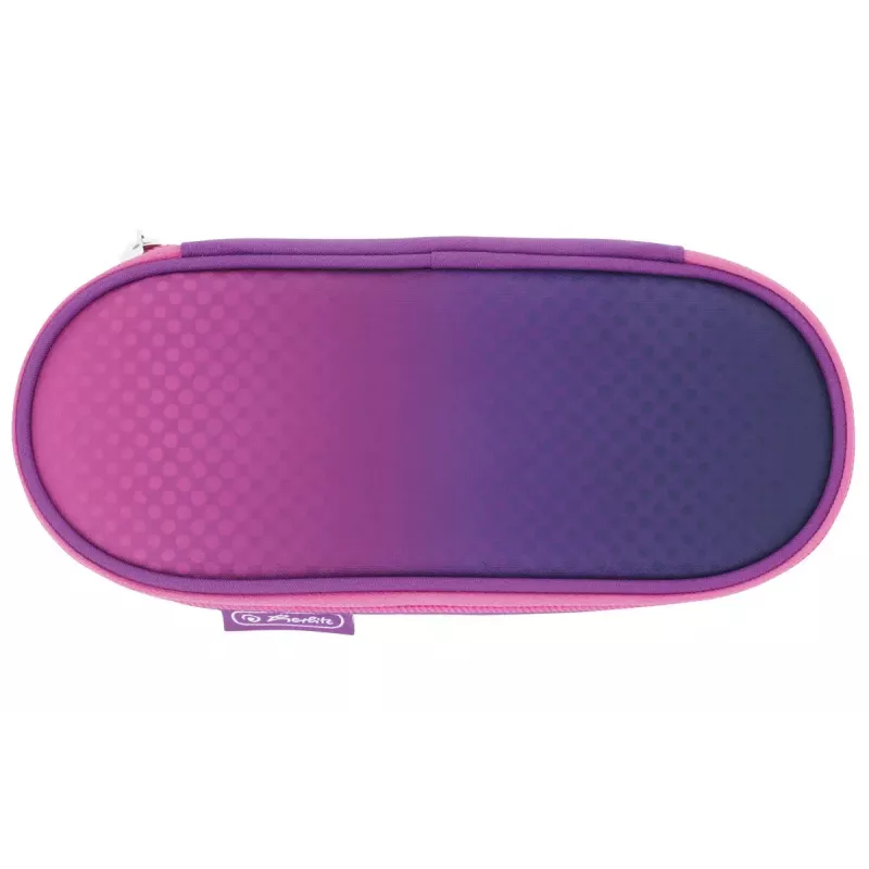Penālis Herlitz Dip Dye Soft poliestera rozā purpura 215x95x60 mm