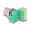 DeLOCK M12 pārveidotāja adapteris, 4 kontaktu A‑kodēta ligzda uz 5 kontaktu spaiļu bloku