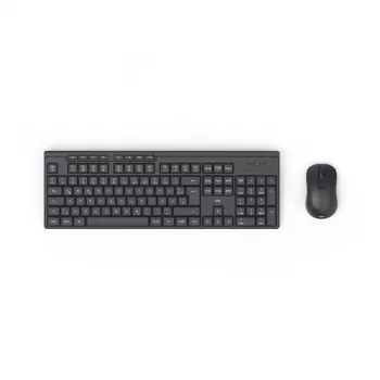 Hama WKM-200 tastatūra Iekļauta pele Mājas/Birojs RF Bezvadu QWERTZ Vācu Melna