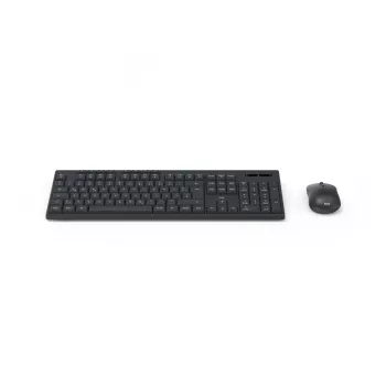Hama WKM-200 tastatūra Iekļauta pele Mājas/Birojs RF Bezvadu QWERTZ Vācu Melna